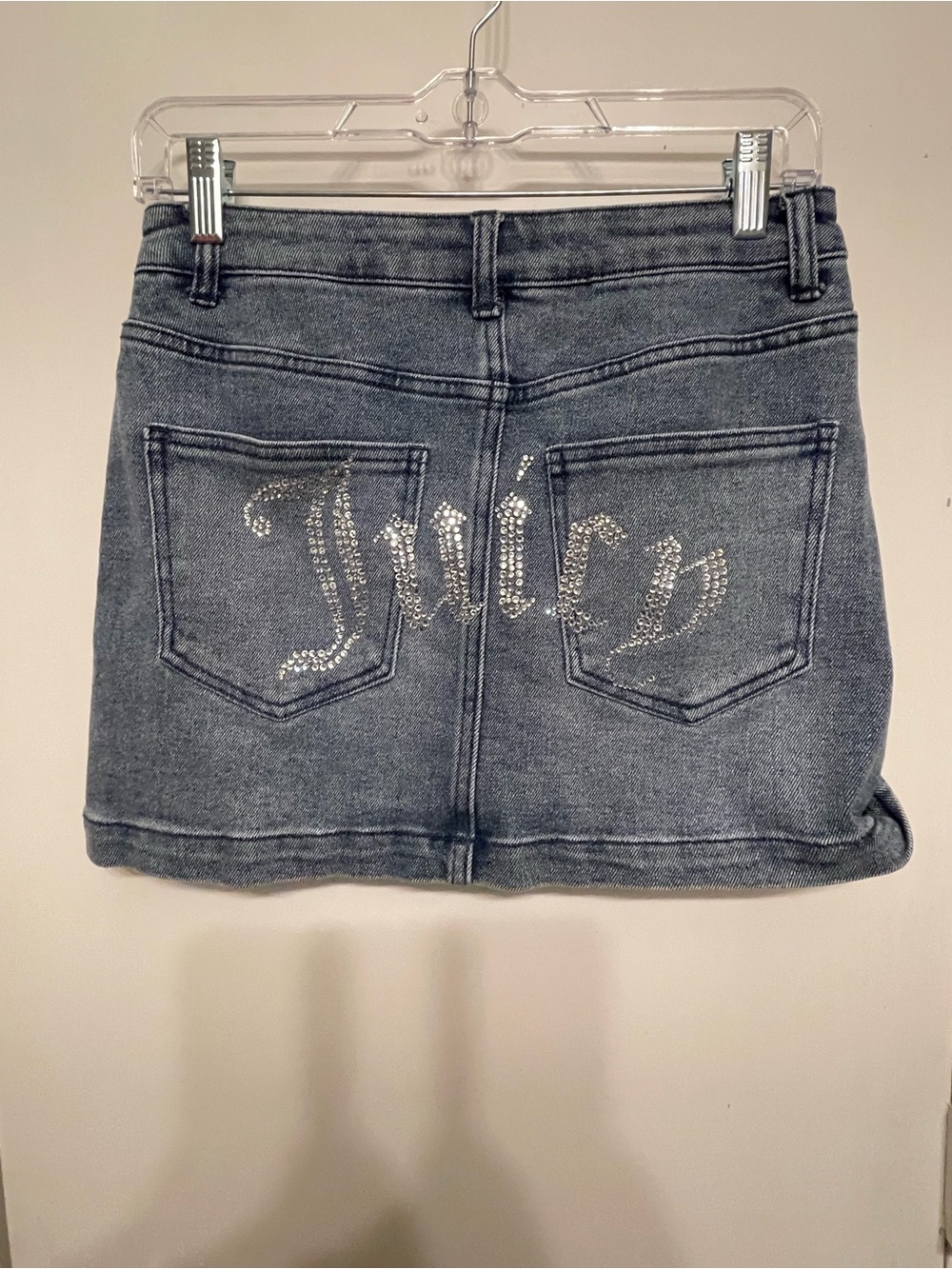 JUICY COUTURE Y2K 5 Pocket  Denim Jean Skirt Women’s Sz  3/26